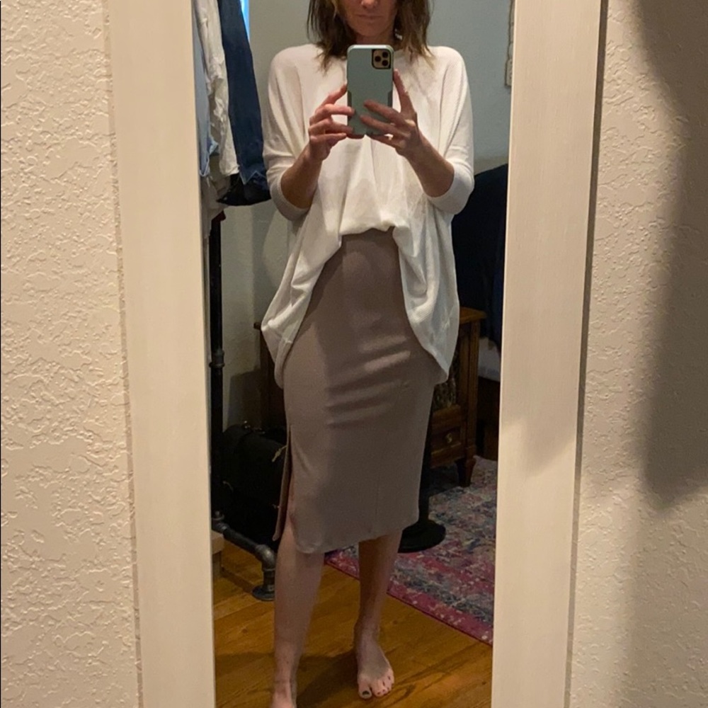 CJLA Harley knit high waisted pencil skirt